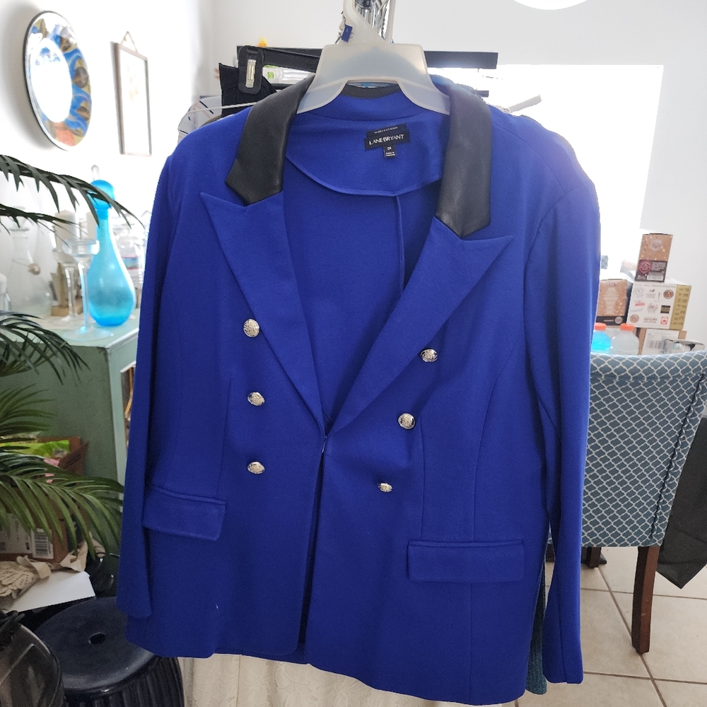 Blue and black blazers
